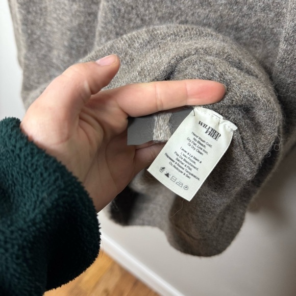 Aritzia Wilfred Free Alpaca Wool Blend Long Sleeve Oversized Dress with Pockets - Picture 9 of 10